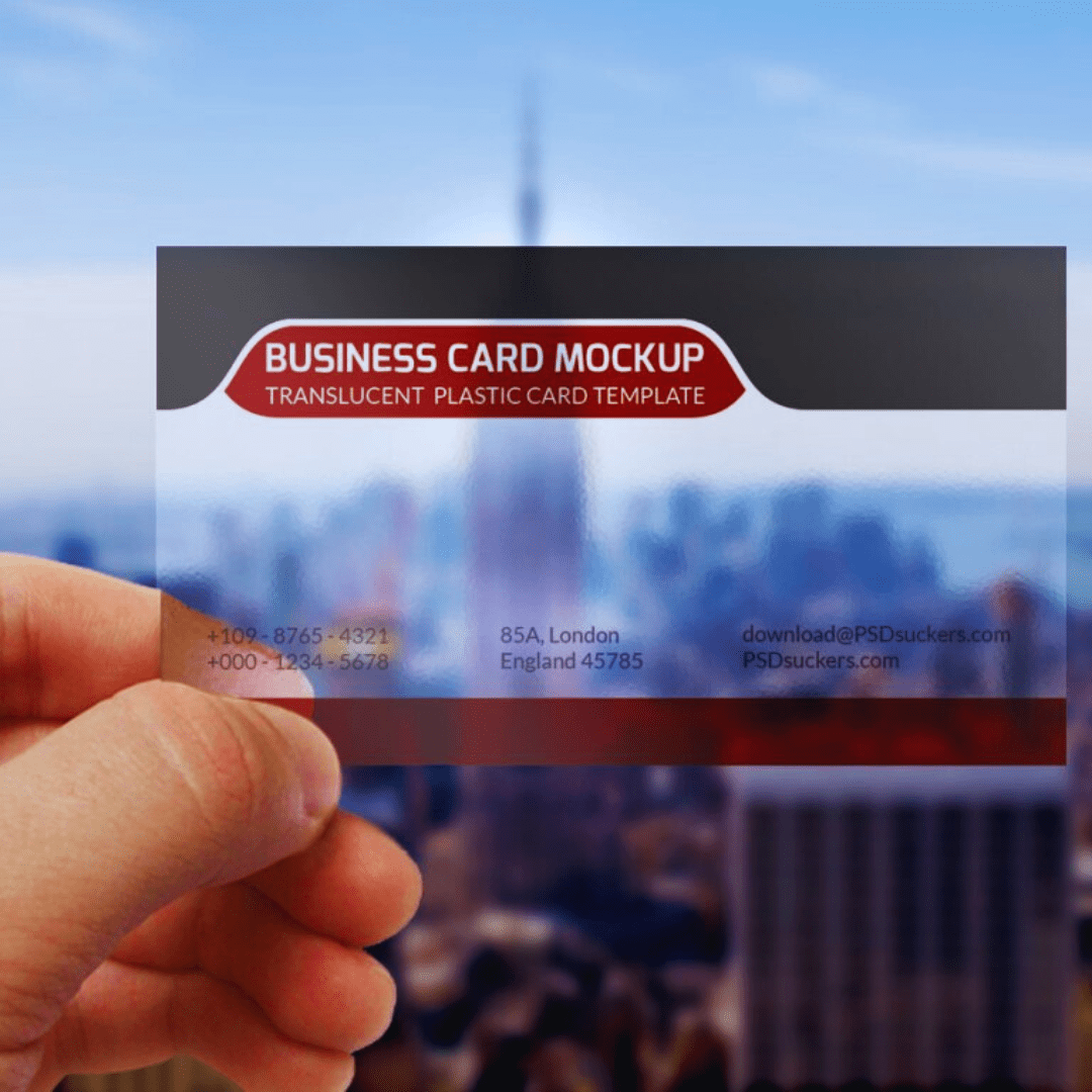 Transparent Visiting Card