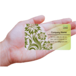 Transparent Visiting Card