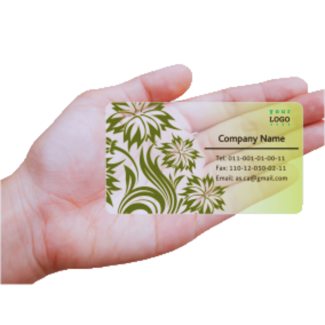 Transparent Visiting Card