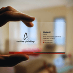 Transparent Visiting Card