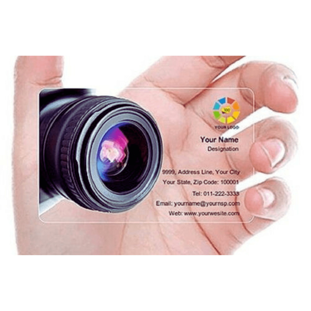 Transparent Visiting Card