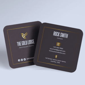 Square Visiting Card