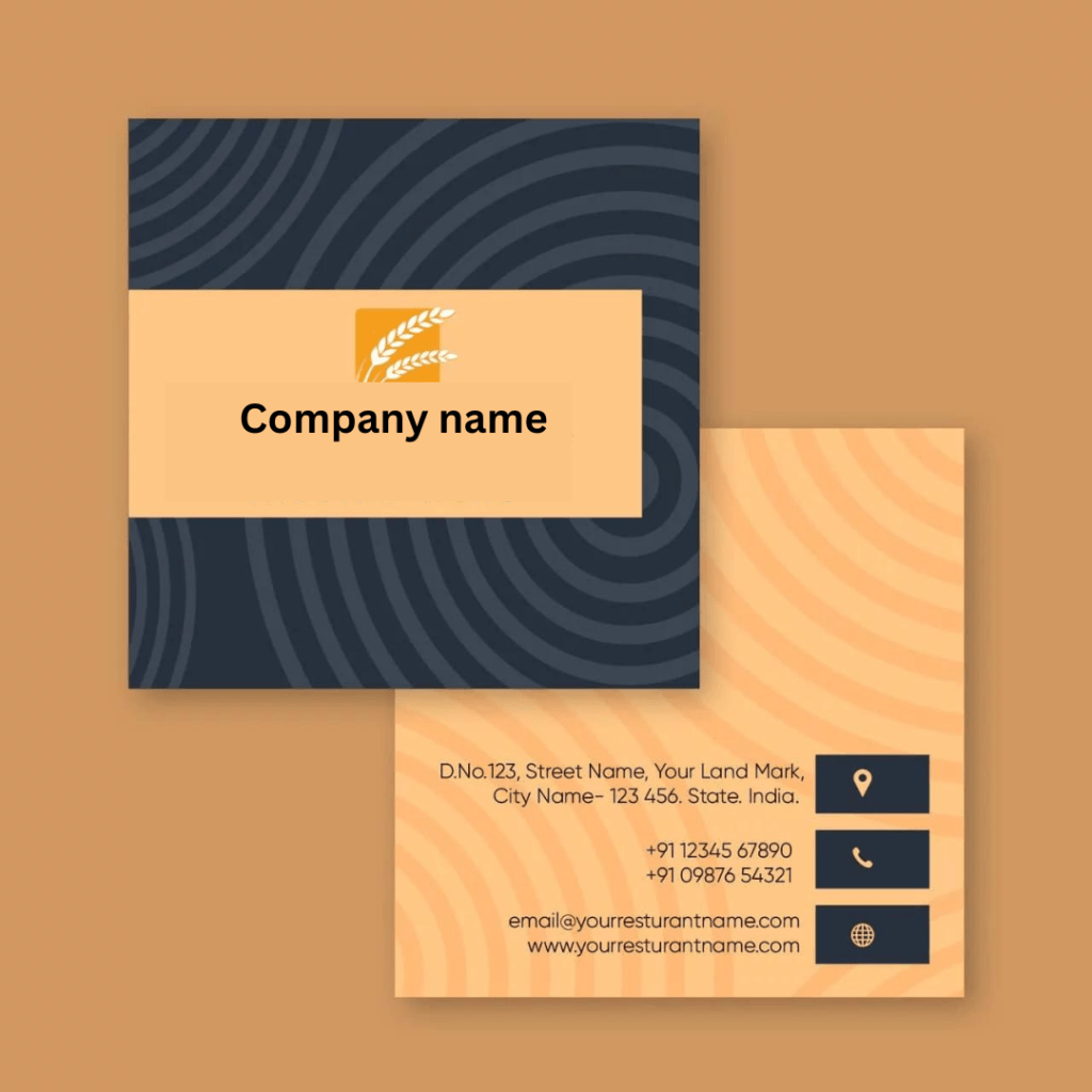 Square Visiting Card