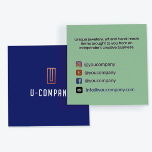 Square Visiting Card