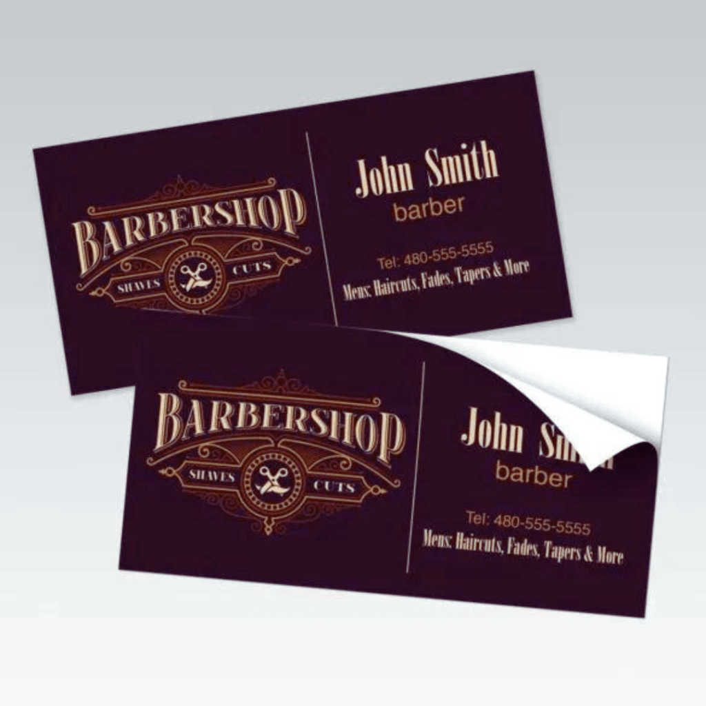 Visiting Card Sticker