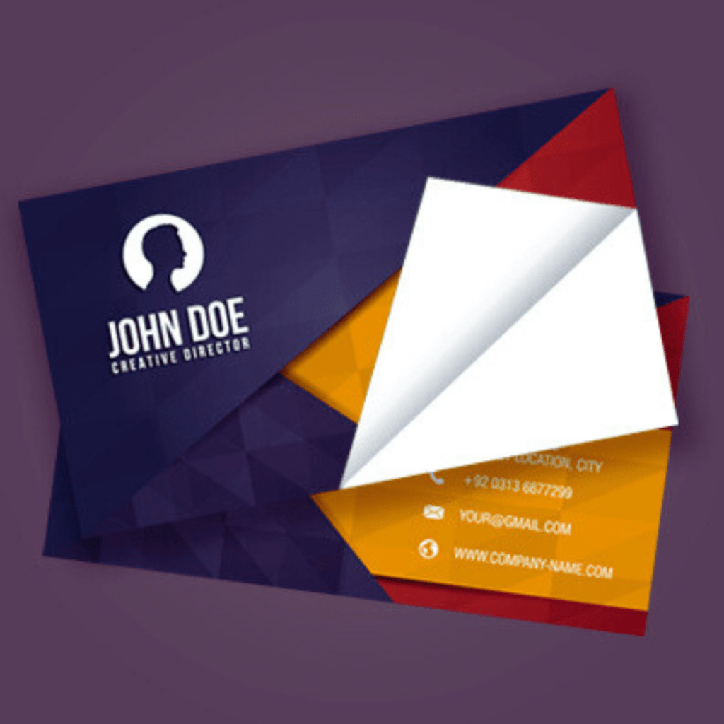 Visiting Card Sticker