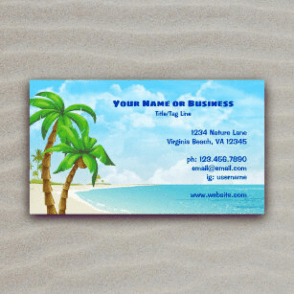 Magnetic Visiting Card
