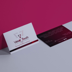 Velvet touch Visiting Card