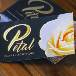 Velvet touch Visiting Card