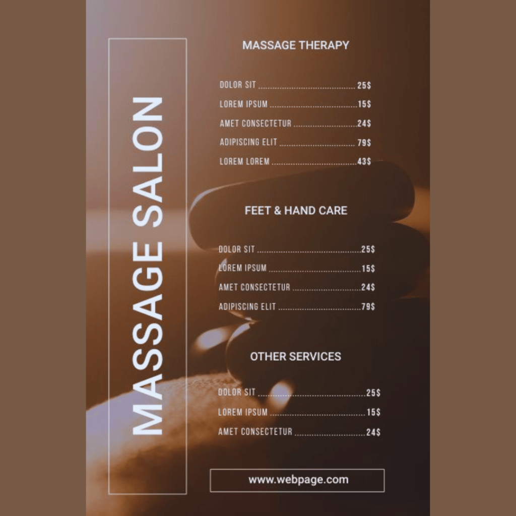 Rate card