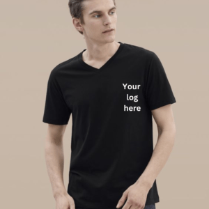 Printed V neck t-shirt