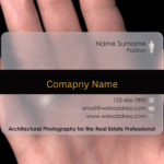Transparent Visiting Card