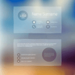 Transparent Visiting Card