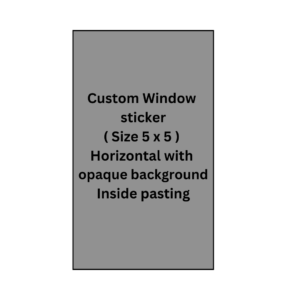 Window sticker