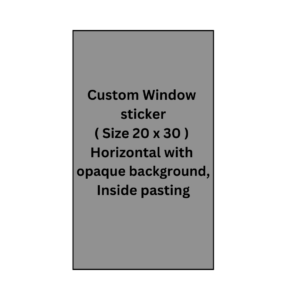 Window sticker