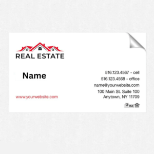 Visiting Card Sticker