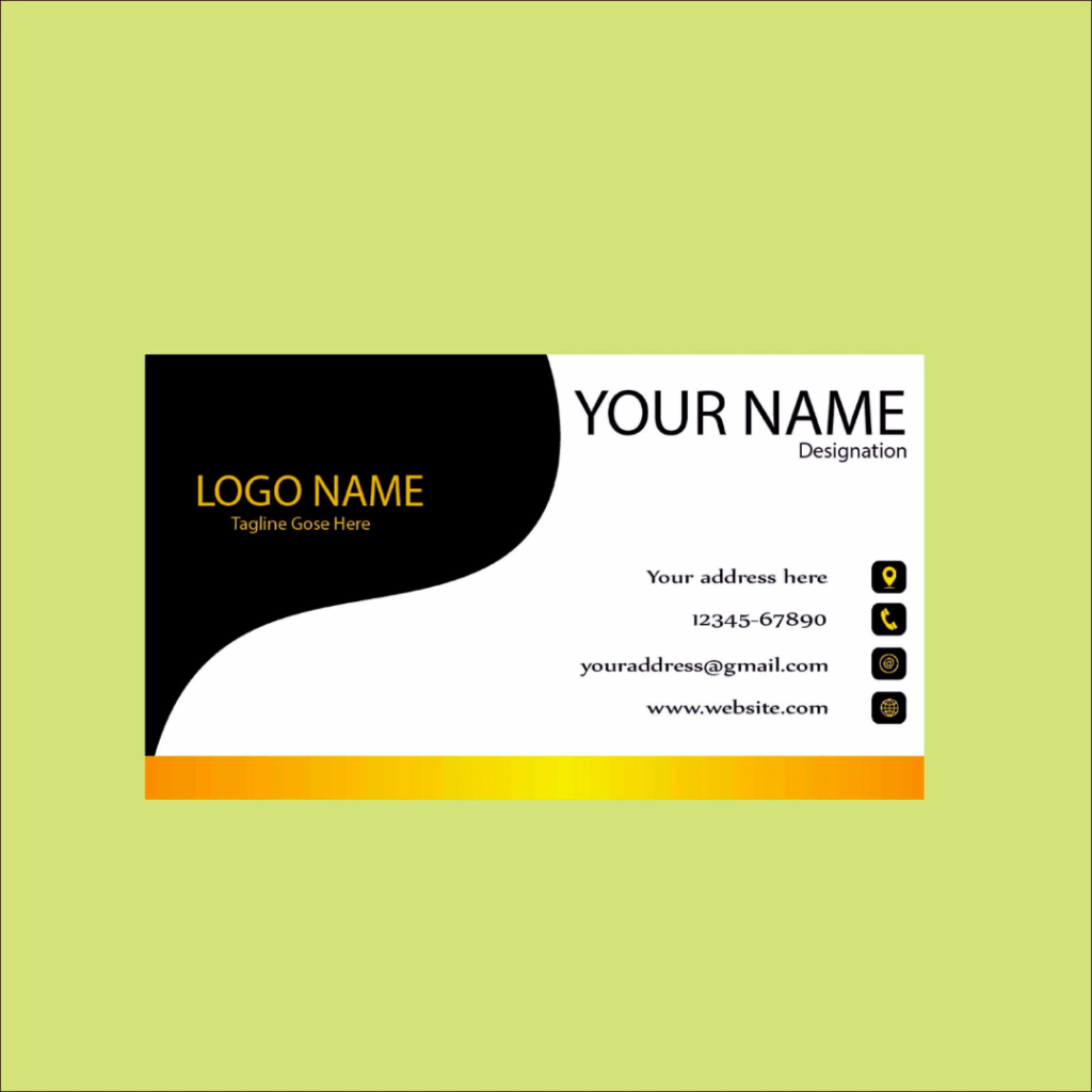 visiting card