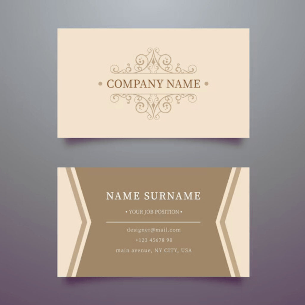 Classic Visiting Card