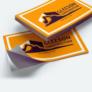 Visiting Card Sticker