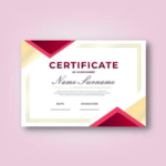 Custom certificate