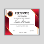 Custom certificate