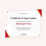 Custom certificate