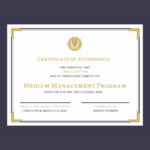 Custom certificate